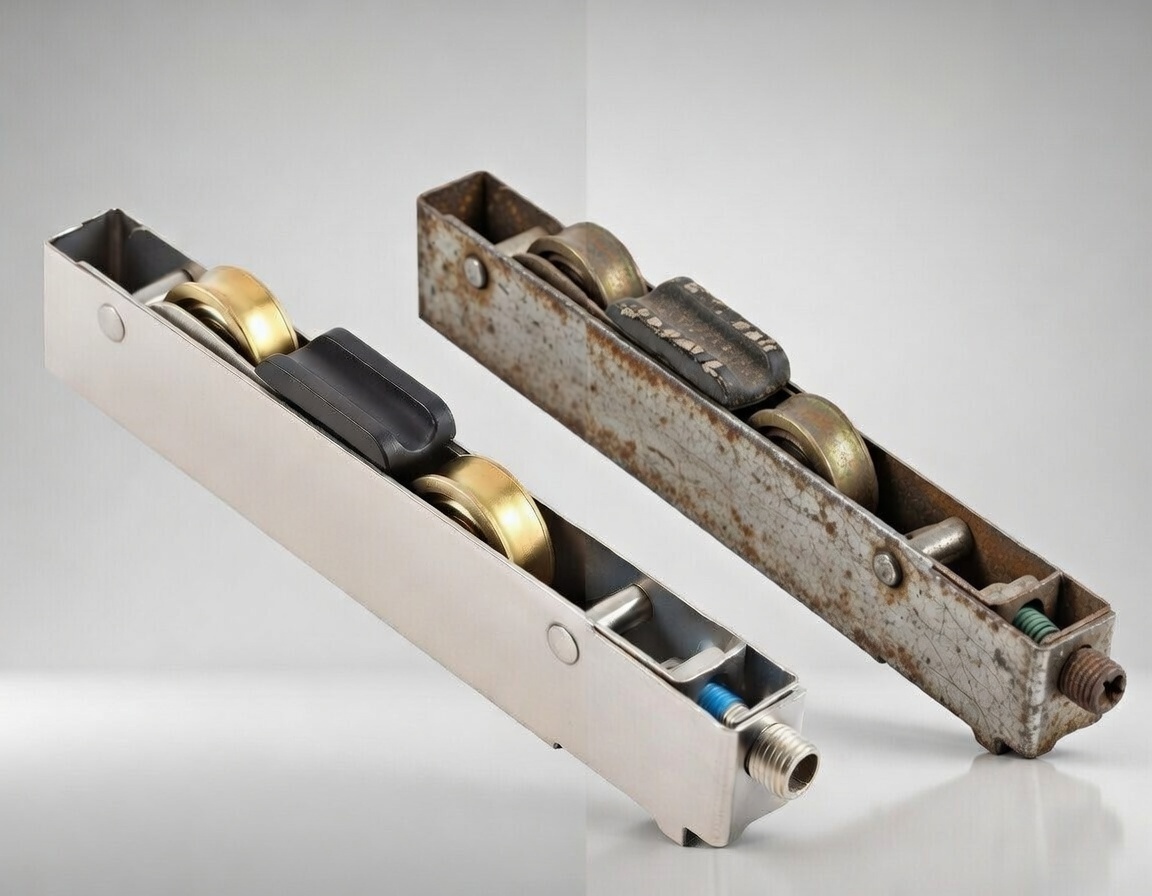  Защита на вашите ролки за плъзгащи се врати от атмосферни влияния и повреда от мръсотия